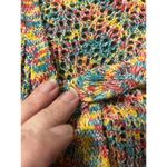 Kori  America mesh style long sleeve wrap sweater, size S Photo 7