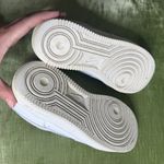 Nike  Air Force 1 Low White Leather Sneakers Womens Size 8 Photo 6