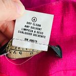 Harvé Benard Harve Benard Pink Linen Blazer Notched Lapel Collar Size 16W Photo 6