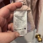 Carhartt Basic V Neck‎ Long Sleeves Tee Relaxed Fit Shirt Size Large 12 Photo 6