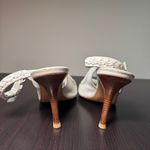 Christian Dior Dior Women's White Leather Slingback Heels Photo 6