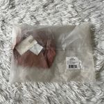 Good American New  Ribbed Better bikini top in desertrose001 size Medium Photo 1