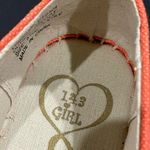 143 Girl Canvas Espadrilles Palm Tree Beach Summer Flats Size 8.5 Orange Photo 10