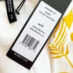 BCBGMAXAZRIA NWT  Mustard Paige Taffeta Blazer Jacket Size S Photo 9