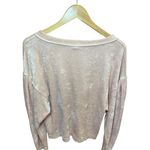 Free People  Milan Layering Top Light Pink Blush Pink Crushed‎ Velvet Small Photo 12