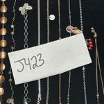 J423 Bulk Bundle of 9 Chain Bracelets & Anklets Gold Photo 2