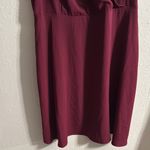 A New Day  Mini Dress in Burgundy with Flattering Fit Photo 2