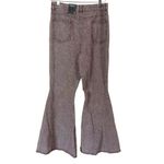 Versona  Modern Flare Brown Wash Boho Western Jeans Photo 12