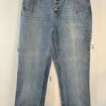 Route 66  Low Rise Jeans Rhinestone Embellished‎ Denim Pants Women's Size 12 Photo 0