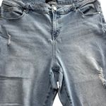 1822 Denim 1822 Lightwash crop distressed jeans 18W Photo 6