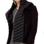 Kit & Ace Black Ella Wrap Cashmere Down Quilted Convertible Collar Jacket Coat Size 4 Photo 0