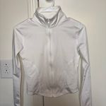 White Athletic Jacket Size XS Photo 1
