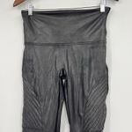 Spanx  black faux leather moto pull on slimming leggings pants classic size XL Photo 4
