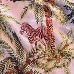 Sensi Studio Safari Pink Wrap Tunic Zebra Dress Red Sz S Photo 9