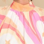 Multi Color Patterned Top Pink Size XL Photo 1