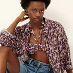 Sessun Atalaia Shirt Purple Size M Photo 0