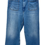 Maeve  The Colette Wide Leg‎ Cropped Jeans Women Size 32 Blue Denim High Rise Photo 0
