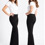 Betabrand Bootcut Classic Dress Pant Yoga Pant in Black Size Large Photo 0