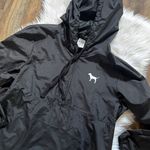 PINK - Victoria's Secret  black quarter zip pullover windbreaker size xs Photo 1