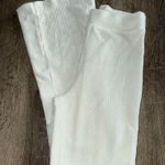 Aeropostale  White Ribbed Flare Sweatpants Photo 0