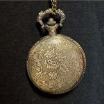 Quartz Steampunk Pocket Watch Necklace Gold Photo 4