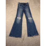 American Eagle super high rise flare 000 short Photo 1