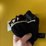 Desert dreamer Black Ribbed Tube Top Tie Back Bikini Top XL ying yang Photo 4