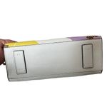 Tahari  NWT Mini Leather Sachel Bag Purse Crossbody white w floral front Photo 3