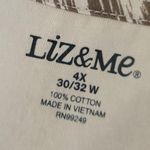 Brown Animal Print Short Sleeve V Neck Tunic Dress Plus Size 4X Photo 3