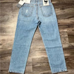 Sandrine Rose • Free People Indigo Wash Button Fly Straight Fit Jeans Blue Size 25 Photo 4