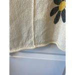 POL Clothing Womens Floral The Daisy Drifter Pullover Sweater cream blue S Boho Photo 5