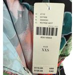 Anthropologie NWT  Collage Patchwork Floral Button Up Satin Shirt Blouse Size XXS Photo 2