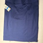 XOXO Navy Skirt with Gold Zippers XL Photo 4