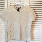 The Great American Sweater Short Sleeve V Neck Sweater Top Photo 0