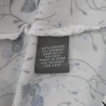 Riders By Lee  White Floral Midi Dress Blue V-Neck Casual A-Line Flare S Small Photo 5