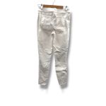 Spanx  Ankle Skinny Jeans Women's Medium White Raw Hem Stretch Shaping Pants Photo 1