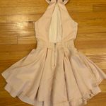 Lulus Dress Rehearsal Peach Skater Dress Photo 5
