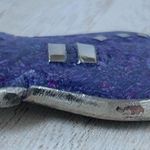 RARE Navajo Signed JB Sugilite Black Onyx Pendant Native American Jewelry Pueblo Purple Photo 8