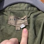 Ashley by 26 International Ashley gold studded army green military anorak jacket Photo 2