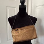 Antonio Melani Bronze Clutch with Chain Strap Photo 2