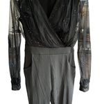 Chic Me  bodycon sheer sleeve jumpsuit Photo 5