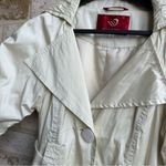 Pearl women’s trench coat 3/4 length sleeve size xs Yellow Photo 13