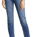 RE/DONE  High Rise Ankle Cropped Jeans Size 30 Photo 0