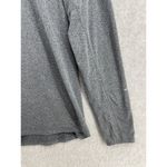 Nike  Women's Athletic Shirt Long Sleeve Gray Thumb holes Size Small Mock Neck Photo 12