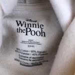 Winnie The Pooh Tigger Eeyore Disney Beige Cream Pullover Sweater Hoodie Sweatshirt Long Sleeve Sz S Photo 2