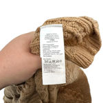 J.Crew Cable-Knit Mini Sweater-Dress Heather Acorn Camel Size Large Photo 13