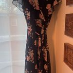 City Chic Black floral plus size formal dress  Photo 0