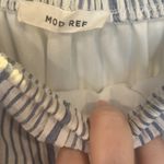 Mod Ref EUC  STRIPED OFF THE SHOULDER DRESS size small Photo 3