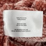 Orvis Chenille Sweater Pink Mauve Relaxed Soft Cozy 90s Style Shiny Top Size M Photo 5