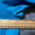 Talbots Irish Linen 3/4 Sleeve Button Front Shirt Blue Size 12W 100% Linen Photo 2